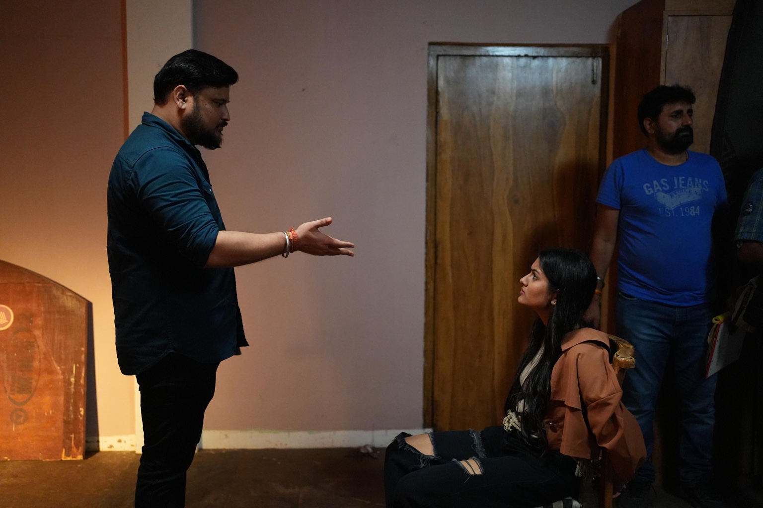 Direction on set