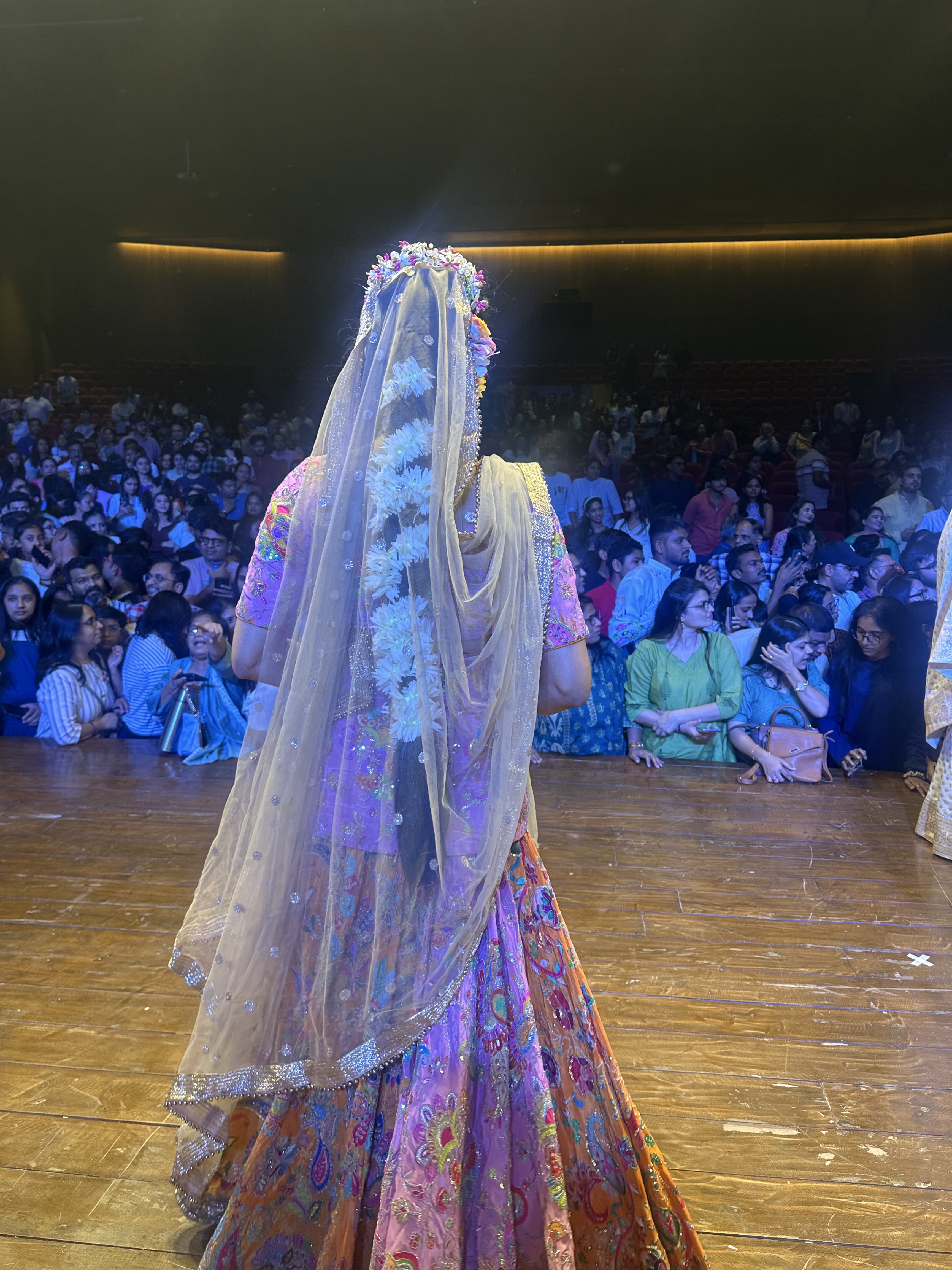 Aanchal Gandhi backstage in Mere Krishn